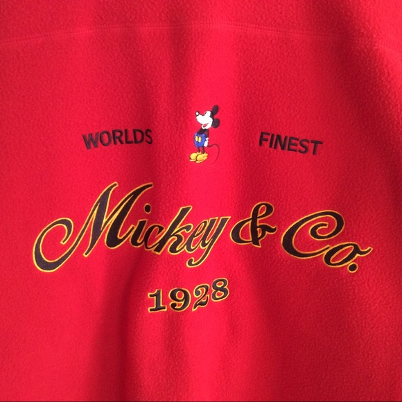 Vintage Mickey & Co Red Oversized Fleece Shirt - Picture 4 of 7